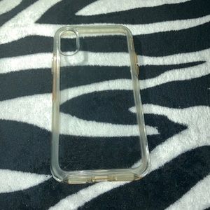iPhone XS clear otter box case